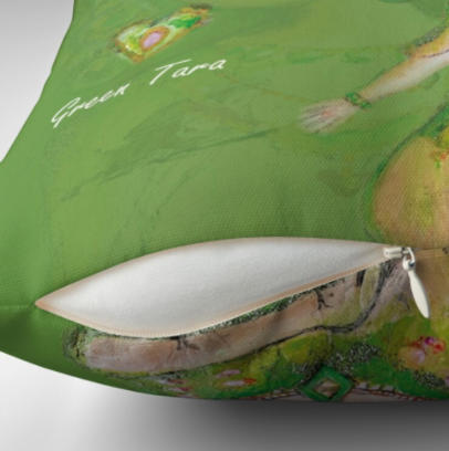 Kissen „Green Tara“