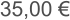 35,00 €
